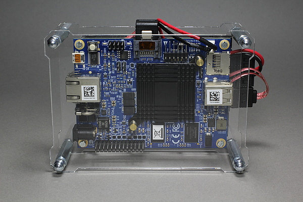 MinnowBoard Turbot mit SSD - OpenDisplayCase - Gehäuse - Front