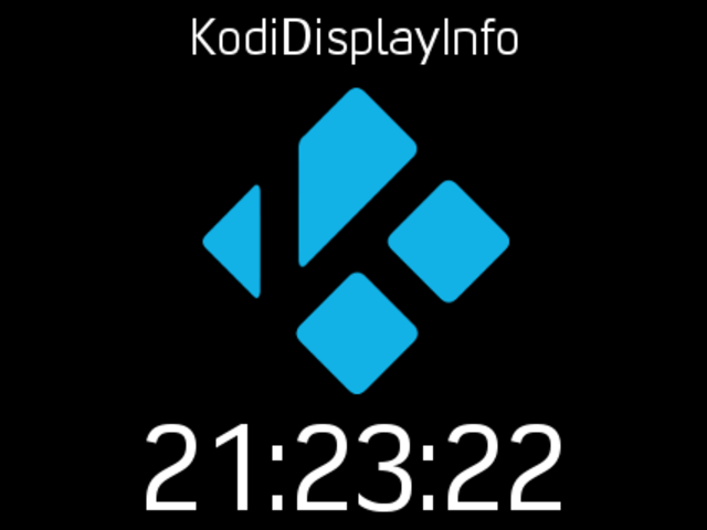 KodiDisplayInfo - Kodi API Info für kleine TFT Displays