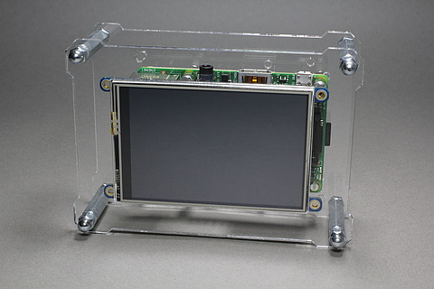 OpenDisplayCase mit Raspberry Pi 2 und Adafruit PiTFT 3.5 Zoll