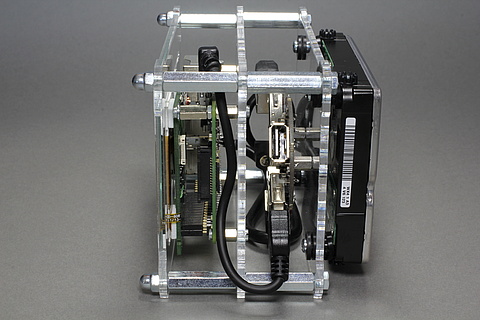 Raspberry Pi 2 B Mediaplayer Box - OpenDisplayCase - Rechts