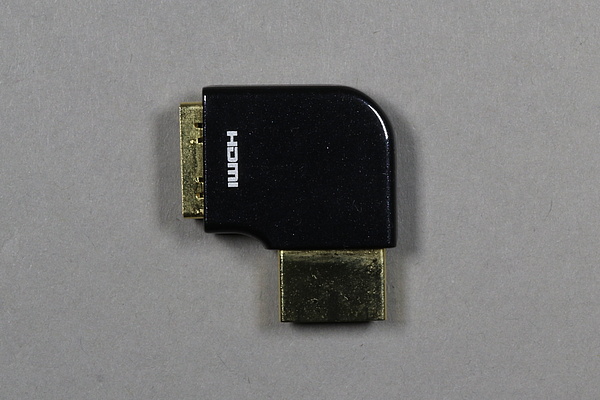 deleyCON HDMI Adapter Winkel 90° links