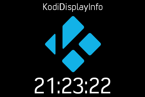 KodiDisplayInfo Startscreen